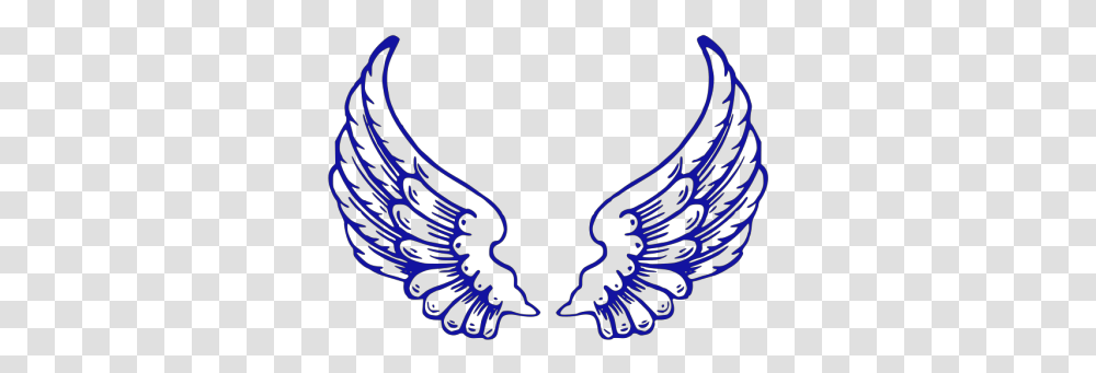 Falcon Wings Icons Background Angel Wings Clipart, Emblem, Bird, Animal Transparent Png