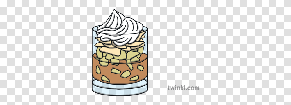 Fall Apple Pie Cup Recipe Illustration Twinkl Gelato, Cream, Dessert, Food, Creme Transparent Png