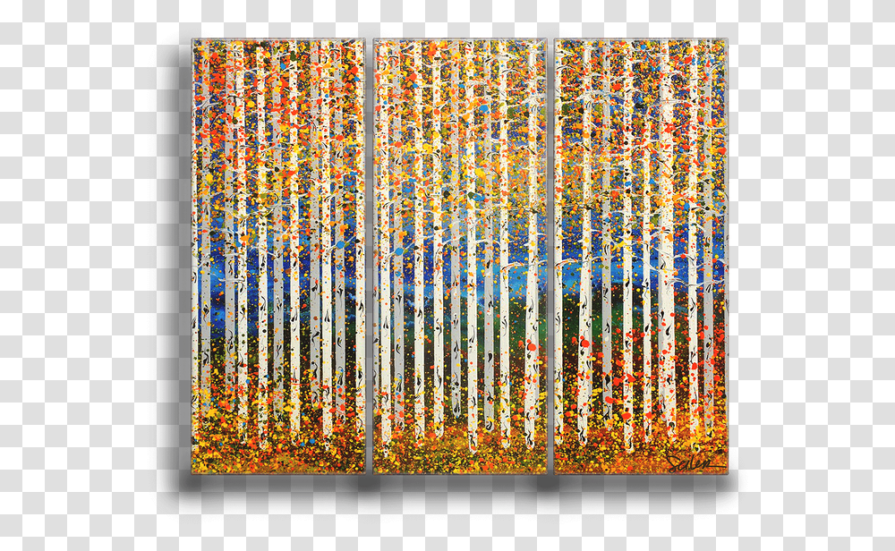 Fall Aspen Trees 3 Panel Box Art Visual Arts, Rug, Modern Art, Window Display, Shop Transparent Png