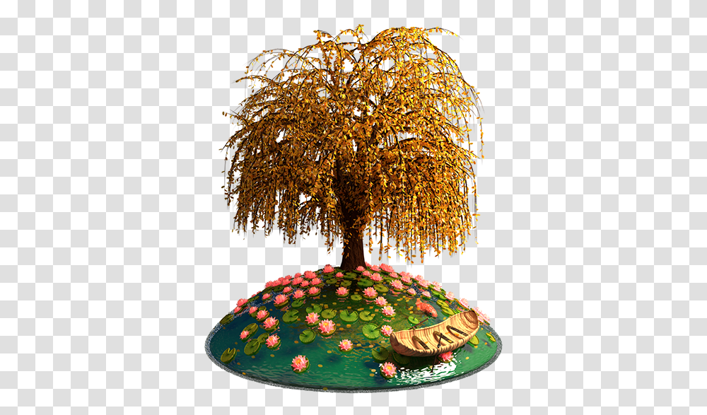 Fall Autumn Tree Tree Art Project 3d, Plant, Birthday Cake, Flower, Crowd Transparent Png