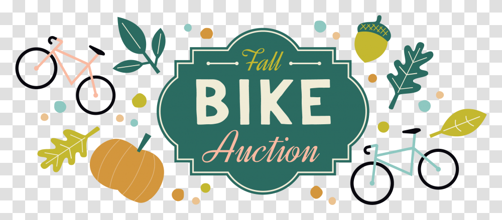 Fall Bike Auction Pumpkin, Bicycle Transparent Png
