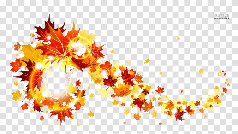 Fall Border Foliage Clipart Fall Leaves Background, Tree, Plant, Floral Design Transparent Png