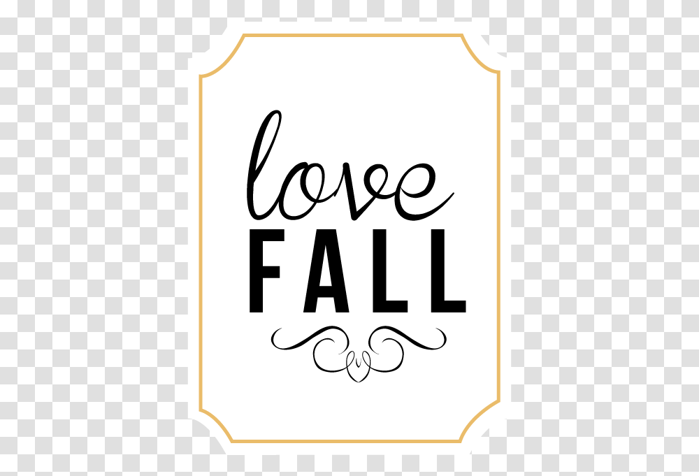 Fall Border, Label, Alphabet, Stencil Transparent Png