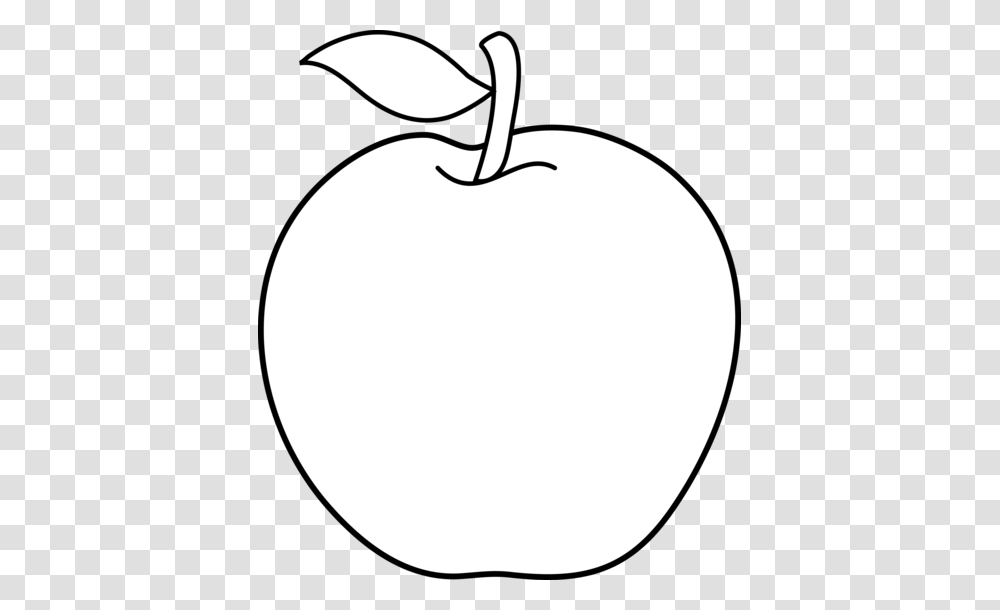 Fall Clip Art Apple Outline And Apple, Plant, Fruit, Food, Moon Transparent Png