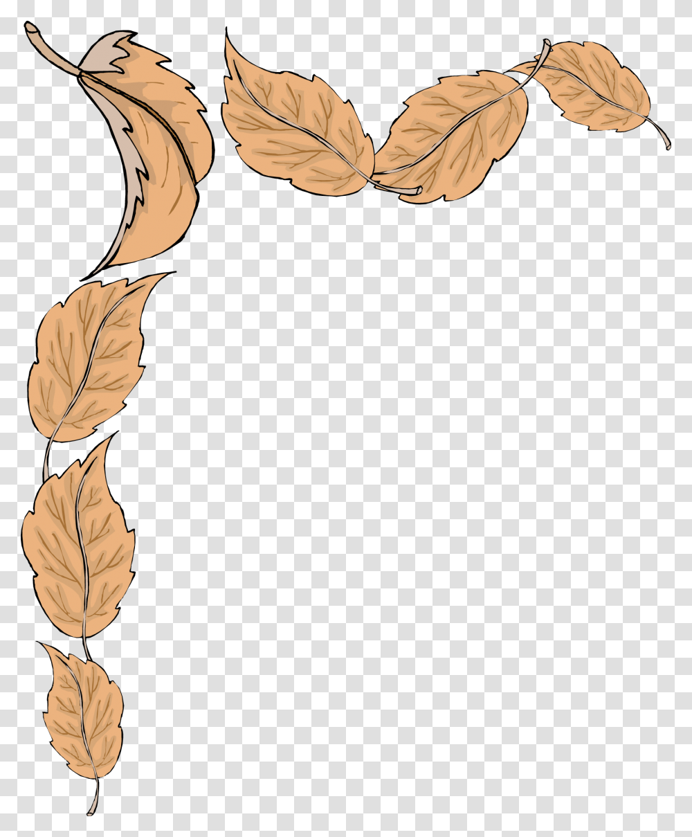 Fall Clipart Fall Leaves Border, Apparel, Boot, Footwear Transparent Png