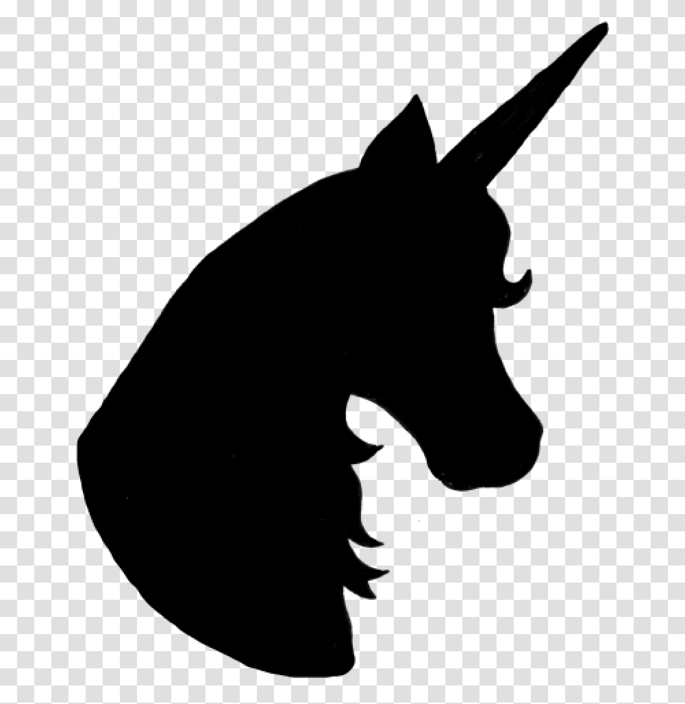 Fall Clipart Silhouette Unicorn Head Silhouette Free, Stencil, Animal, Mammal, Photography Transparent Png