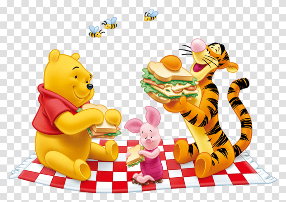 Fall Clipart Winnie The Pooh Pooh Piglet And Tigger, Person, Human, Food, Toy Transparent Png