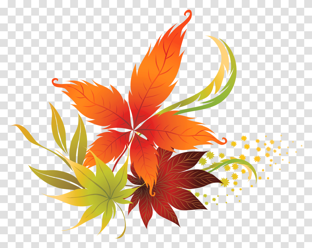 Fall Flower Background Fall Leaves Clipart, Leaf, Plant, Tree, Graphics Transparent Png
