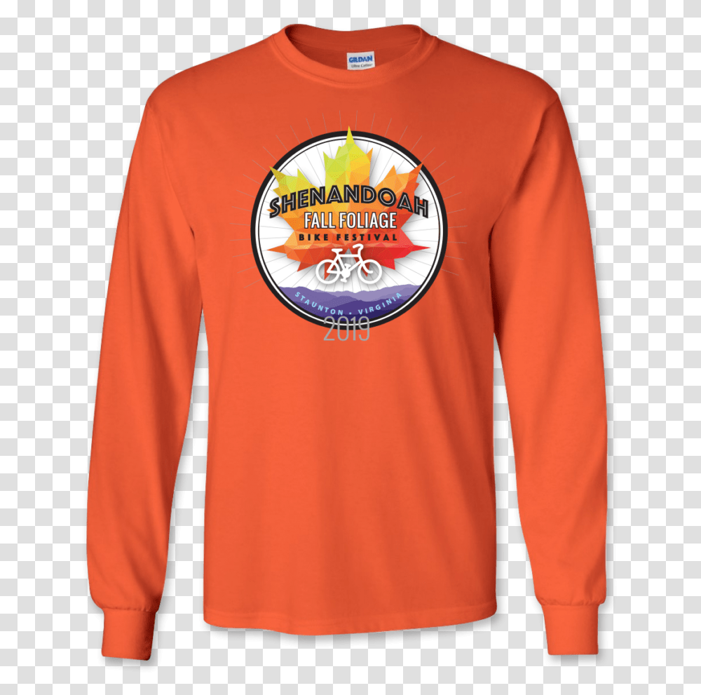 Fall Foliage Bike Festival 2019 Long Sleeve T Shirt 01 General Lee Shirt, Apparel, Sweatshirt, Sweater Transparent Png