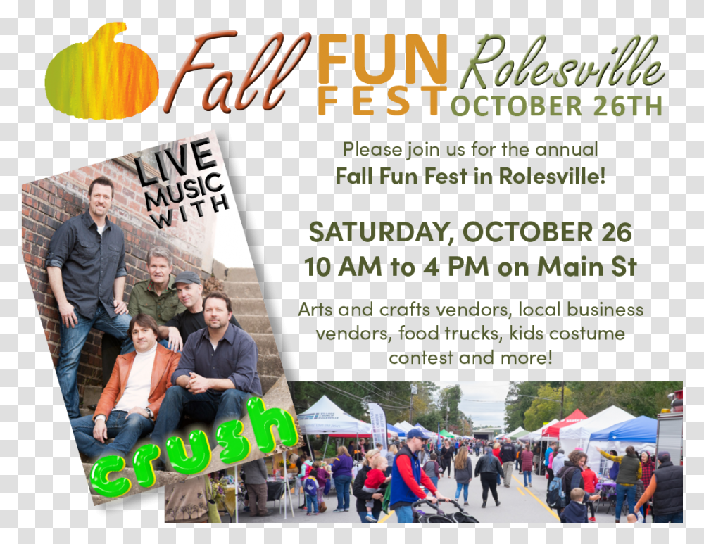 Fall Fun Fest Rolesville Fall Fun Festival, Person, Poster, Advertisement, Flyer Transparent Png