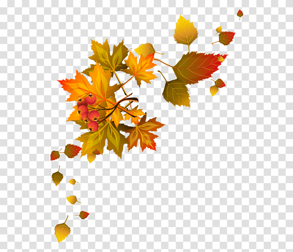 Fall Leaves Corner Border, Leaf, Plant, Tree, Maple Transparent Png