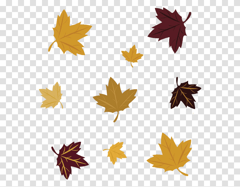 Fall Leaves Falling Maple Leaf, Plant, Tree, Painting Transparent Png