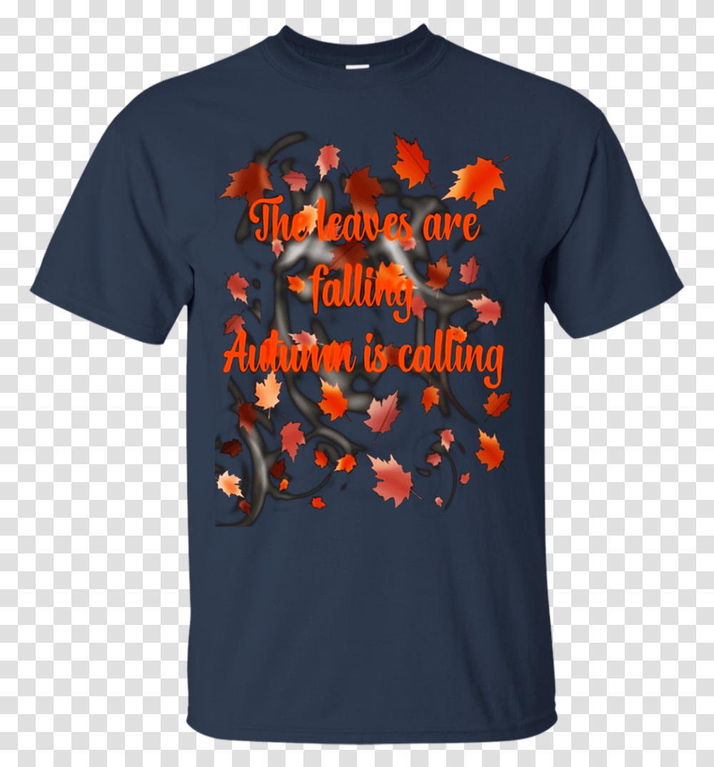 Fall Leaves Falling Marshmallow Into A Piggy Bank, Apparel, T-Shirt, Sleeve Transparent Png