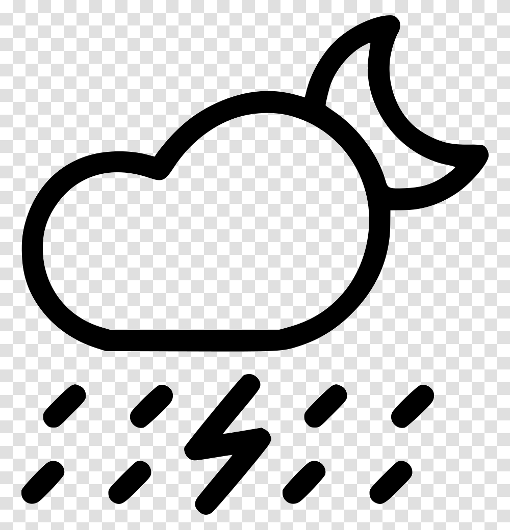 Fall Lightning Thunder Comments Clipart Clouds With Rain And Thunder, Stencil, Sunglasses, Accessories, Accessory Transparent Png