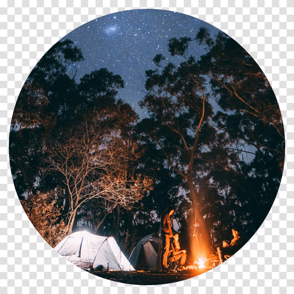 Fall Night Camping Download Camping Australia, Tent, Fire, Bonfire, Flame Transparent Png