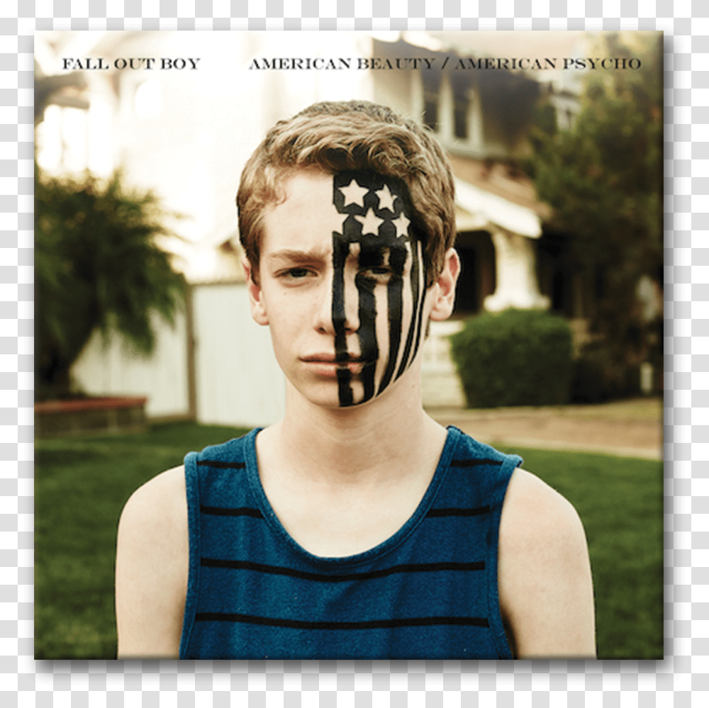 Fall Out Boy American Beauty American Psycho, Face, Person, Grass Transparent Png