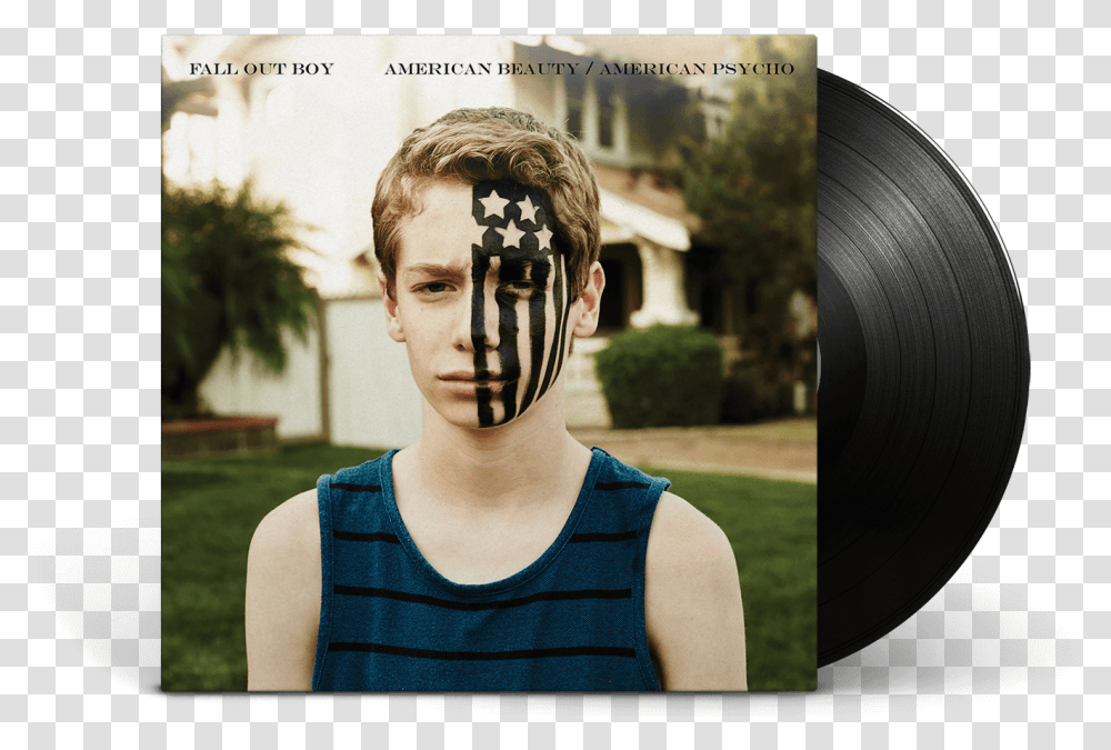 Fall Out Boy American Beauty American Psycho, Person, Face, Poster, Advertisement Transparent Png