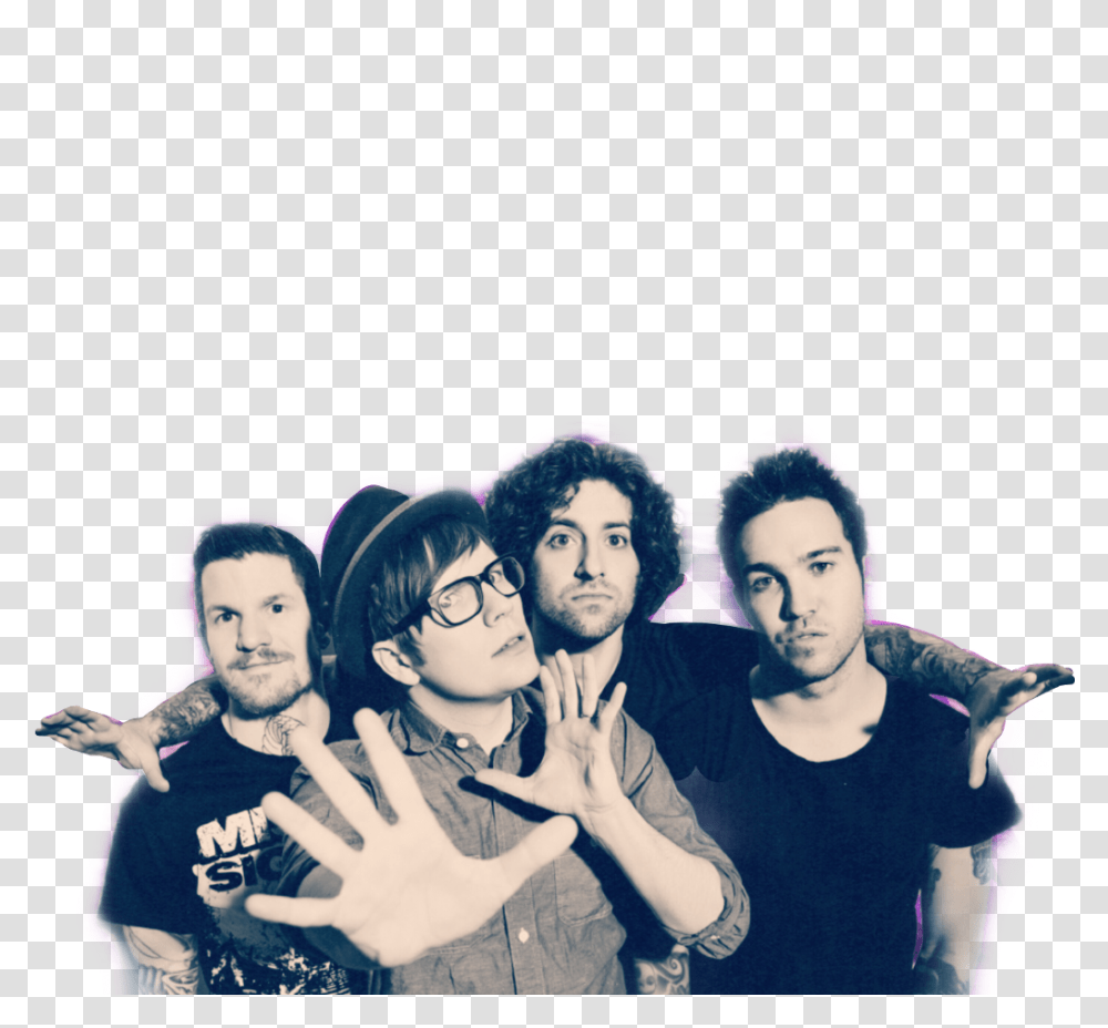 Fall Out Boy Fall Out Boy, Person, Finger, Leisure Activities, Stage Transparent Png