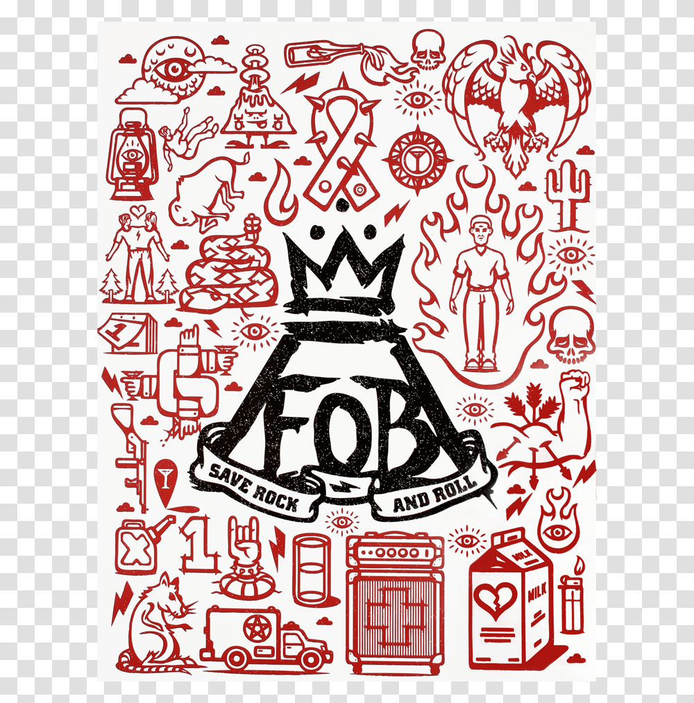 Fall Out Boy Logo Save Rock And Roll, Doodle, Drawing, Person Transparent Png