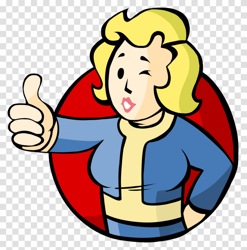 Fall Out Boy Thumbs Up Sticker Clipart Fallout 4 Logo, Finger Transparent Png