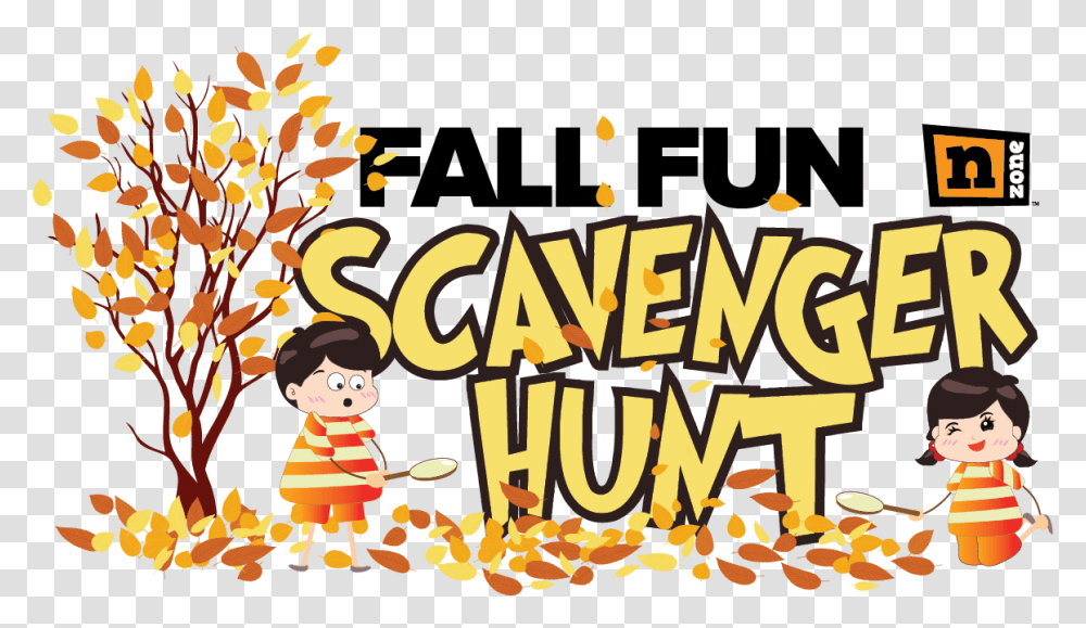 Fall Scavenger Hunt Clip Art, Label, Paper, Flyer Transparent Png