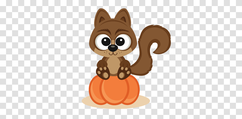Fall Squirrel Scrapbook Cute Clipart, Sweets, Food, Plant, Plush Transparent Png