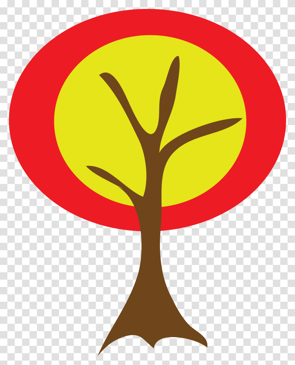 Fall Tree Clip Arts Circle, Logo, Trademark Transparent Png