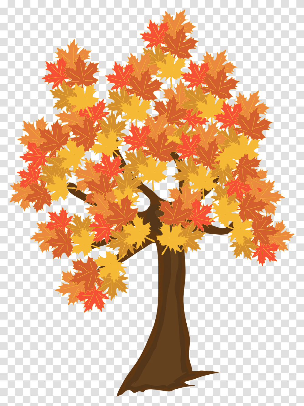 Fall Tree Clipart, Leaf, Plant, Maple, Rug Transparent Png