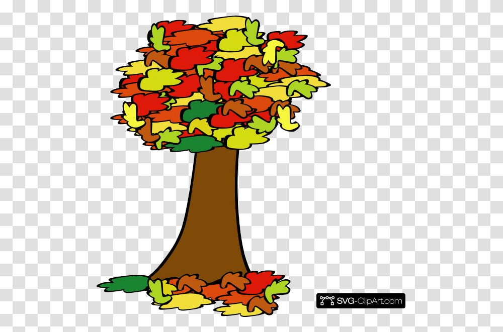 Fall Tree Coloured Clip Art Icon And Clipart Tree Treasure Hunt Clue, Plant, Flower, Blossom, Vegetation Transparent Png