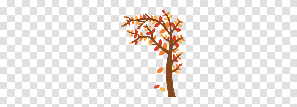 Fall Tree Cutting For Scrapbooking Autumn, Plant, Leaf, Tree Trunk, Flower Transparent Png