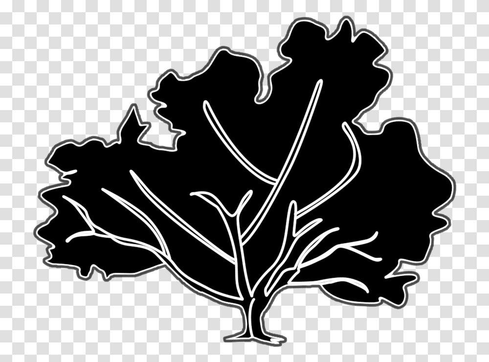 Fall Tree Silhouette Illustration, Stencil, Plant, Leaf Transparent Png