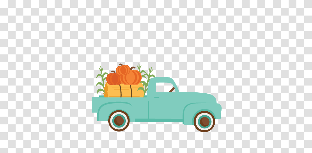 Fall Truck Scrapbook Cute Clipart, Vehicle, Transportation, Pickup Truck, Lawn Mower Transparent Png