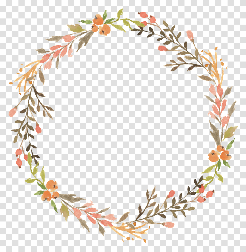 Fall Wreath Clipart Watercolour Flower Wreath, Bracelet, Jewelry, Accessories, Accessory Transparent Png