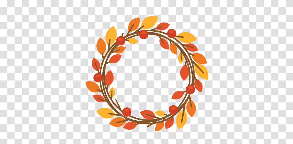 Fall Wreath Scrapbook Cute Clipart, Floral Design, Pattern, Bracelet Transparent Png