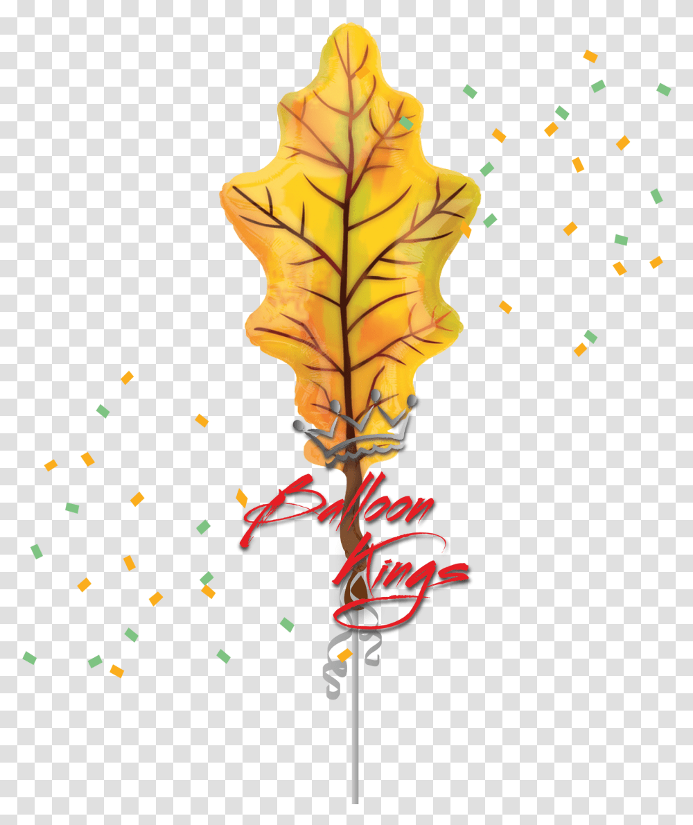 Fall Yellow Oak Leaf Illustration, Plant, Paper Transparent Png