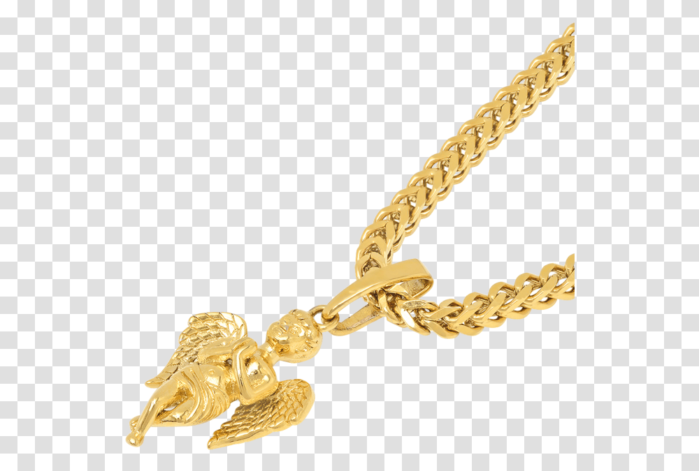 Fallen Angel Choker Chain, Gold, Jewelry, Accessories, Accessory Transparent Png