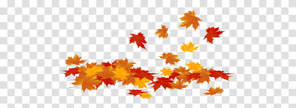 Fallen Autumn Leaves Clip Art Image Background Fall Leaves Clipart, Leaf, Plant, Tree, Maple Transparent Png
