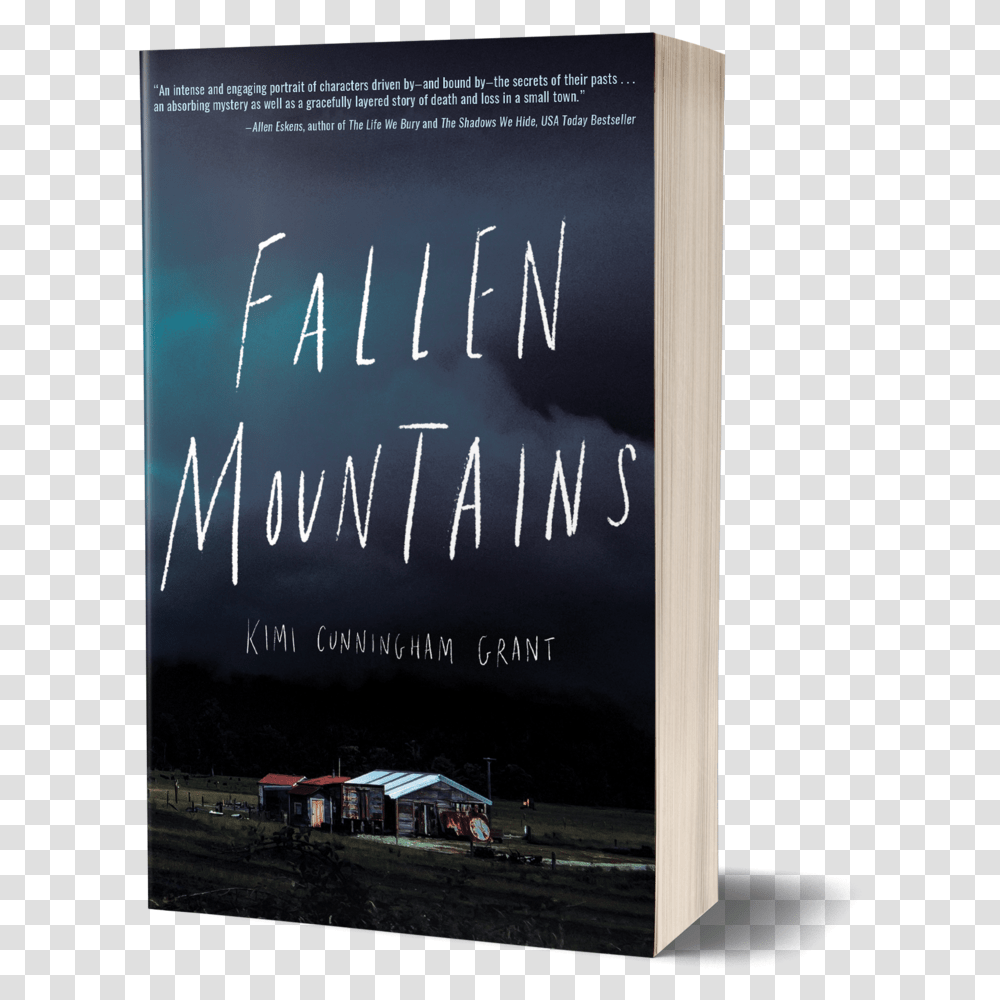 Fallen Mountains Book Cover House Nestled Into The Book Cover, Poster, Advertisement, Person, Human Transparent Png