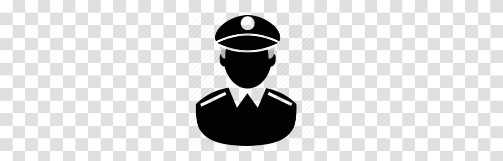 Fallen Police Officer Clipart, Stencil Transparent Png