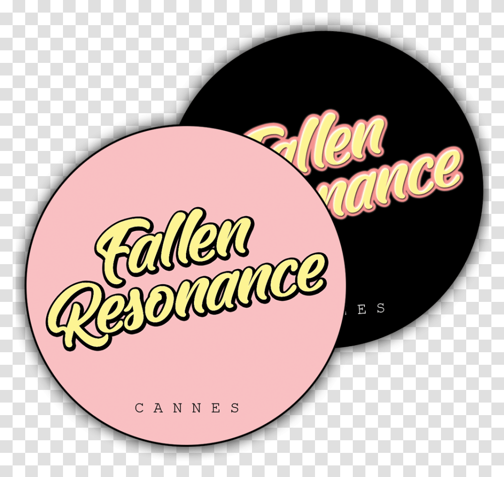 Fallen Resonance Sticker Circle, Ball, Text, Gum, Word Transparent Png