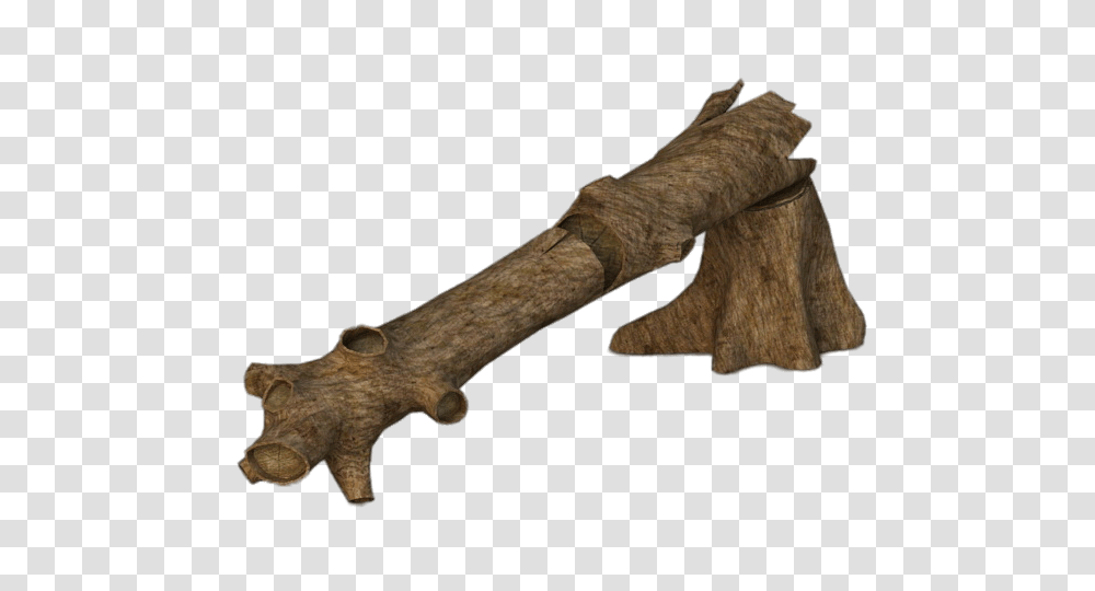Fallen Tree Trunk, Axe, Tool, Bronze, Weapon Transparent Png