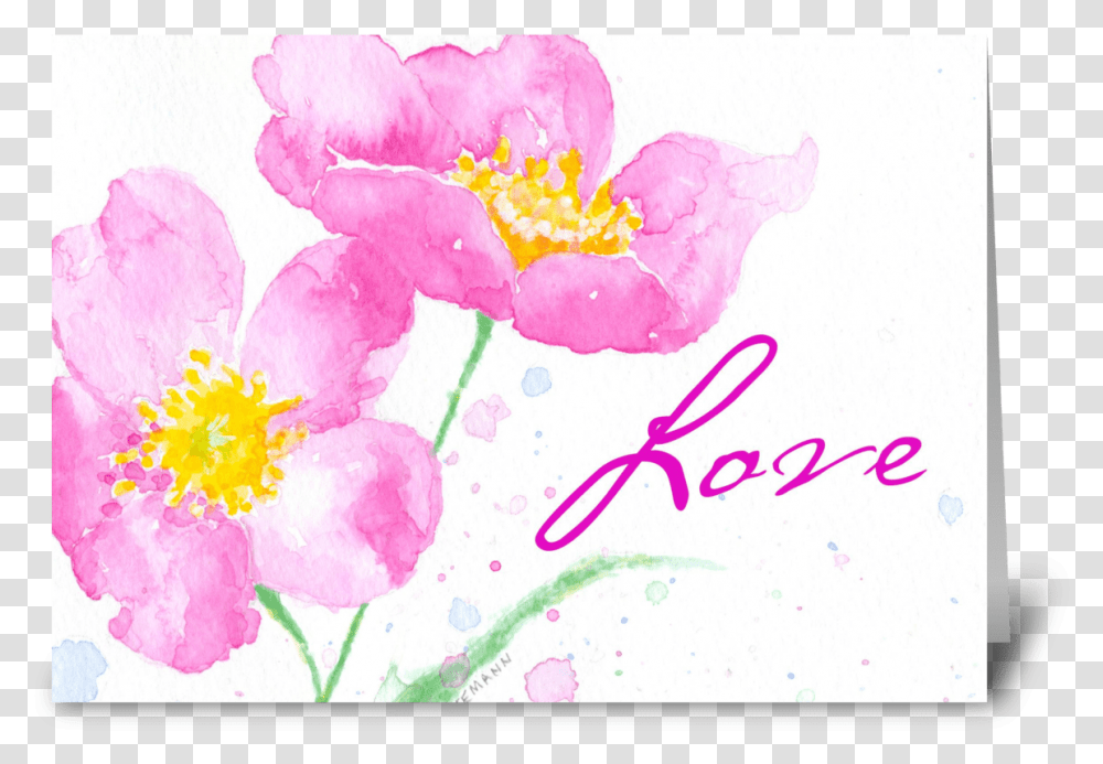 Falling In Love Greeting Card Rosa Rubiginosa, Plant, Pollen, Flower Transparent Png