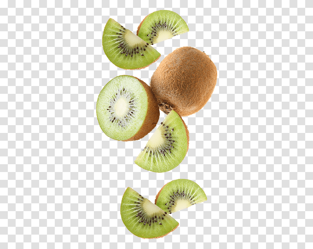 Falling Kiwi Slices, Plant, Fruit, Food Transparent Png