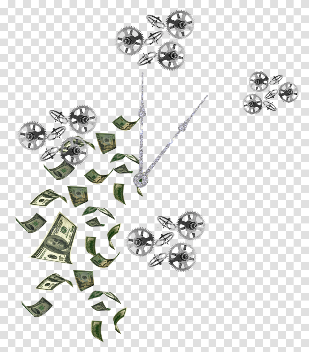 Falling Money, Accessories, Accessory, Jewelry, Earring Transparent Png