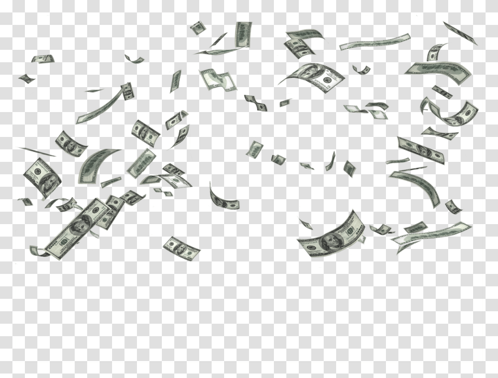 Falling Money, Confetti, Paper Transparent Png