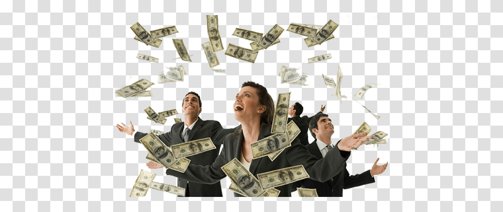 Falling Money, Dollar, Person, Human Transparent Png