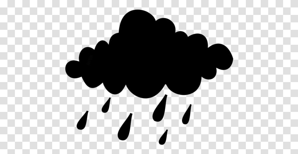 Falling Rain Images Cloud With Rain, Silhouette, Bow, Stencil Transparent Png