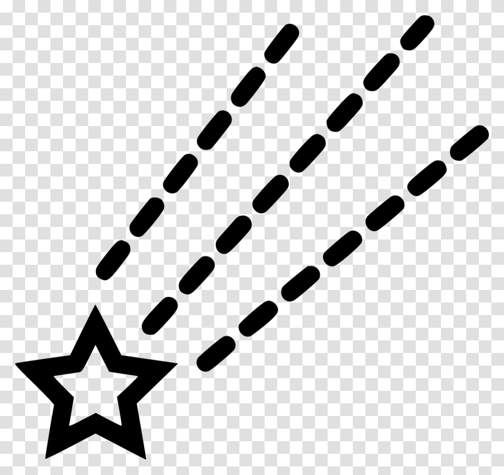 Falling Star Stars Icon, Star Symbol, Stencil Transparent Png