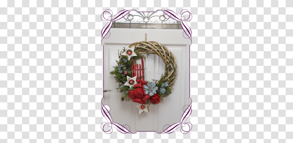 Falling Stars Christmas Collection - Gorgeous Artificial, Wreath Transparent Png