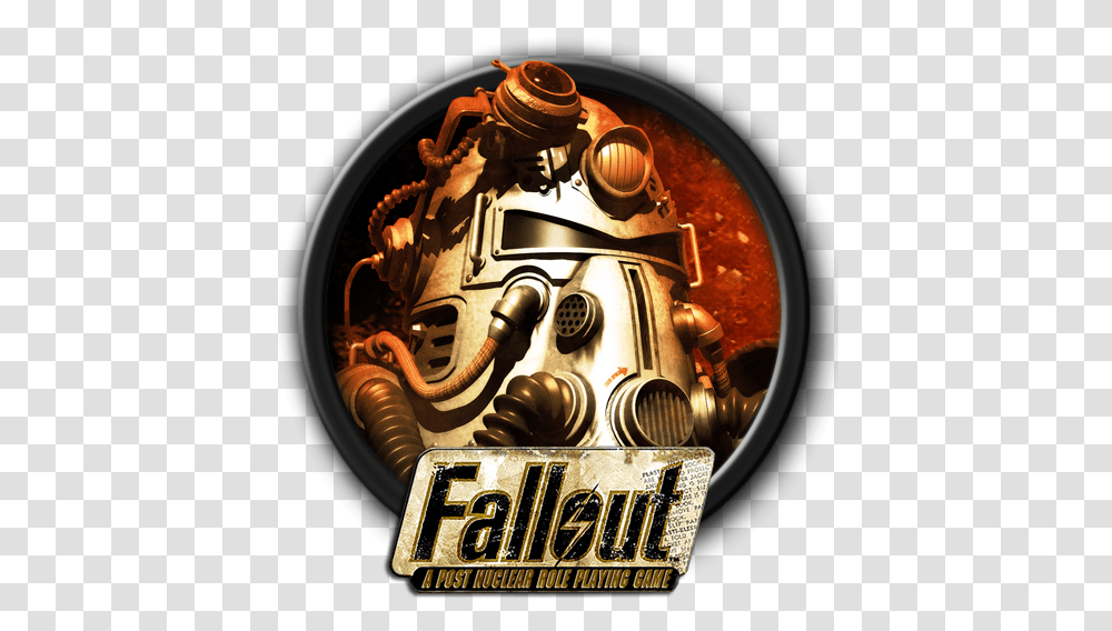 Fallout 1 Logo 7 Image Fallout A Post Nuclear Role Playing Game, Astronaut, Wristwatch Transparent Png